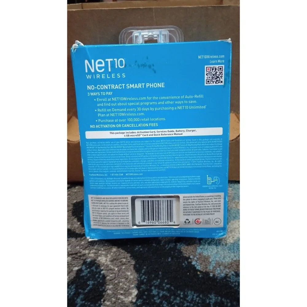 Brand New LG Optimus Logic, LG-L35GW, Android, Net10, Prepaid, Smartphone, 3G